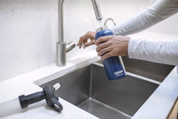 CamelBak eddy+ Water Filter Water Bottle by LifeStraw, Navy - Image 6