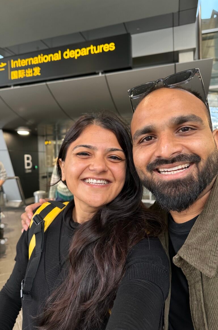 Man and Woman at the airport