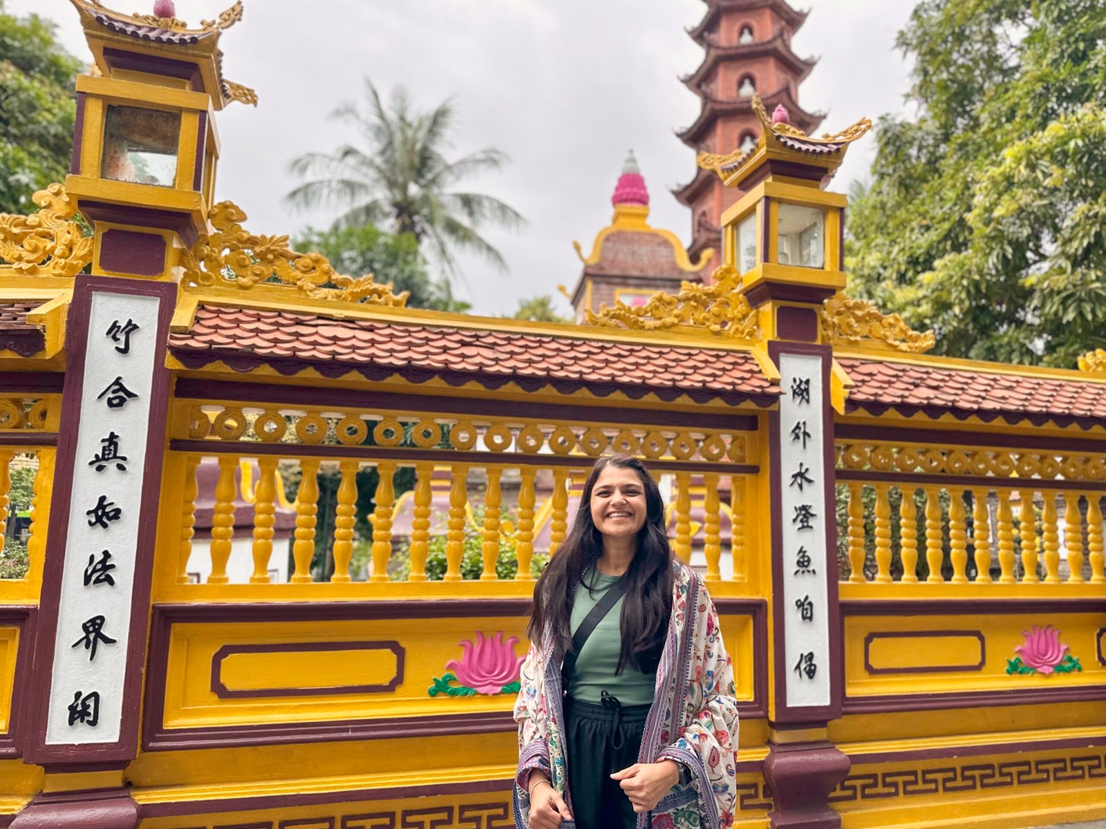 A woman in the temple