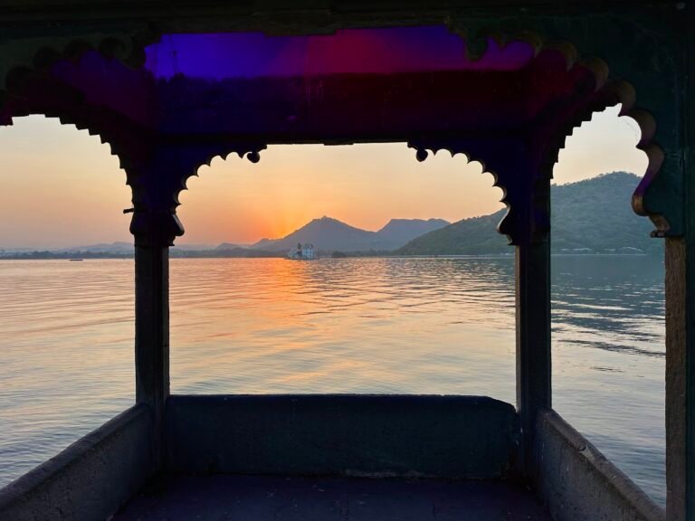 Fateh Sagar Lake Promenade Sunset
