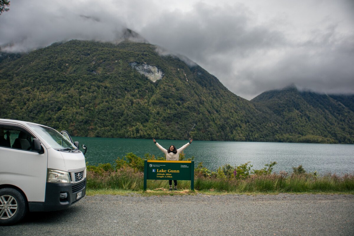 On the road in New Zealand