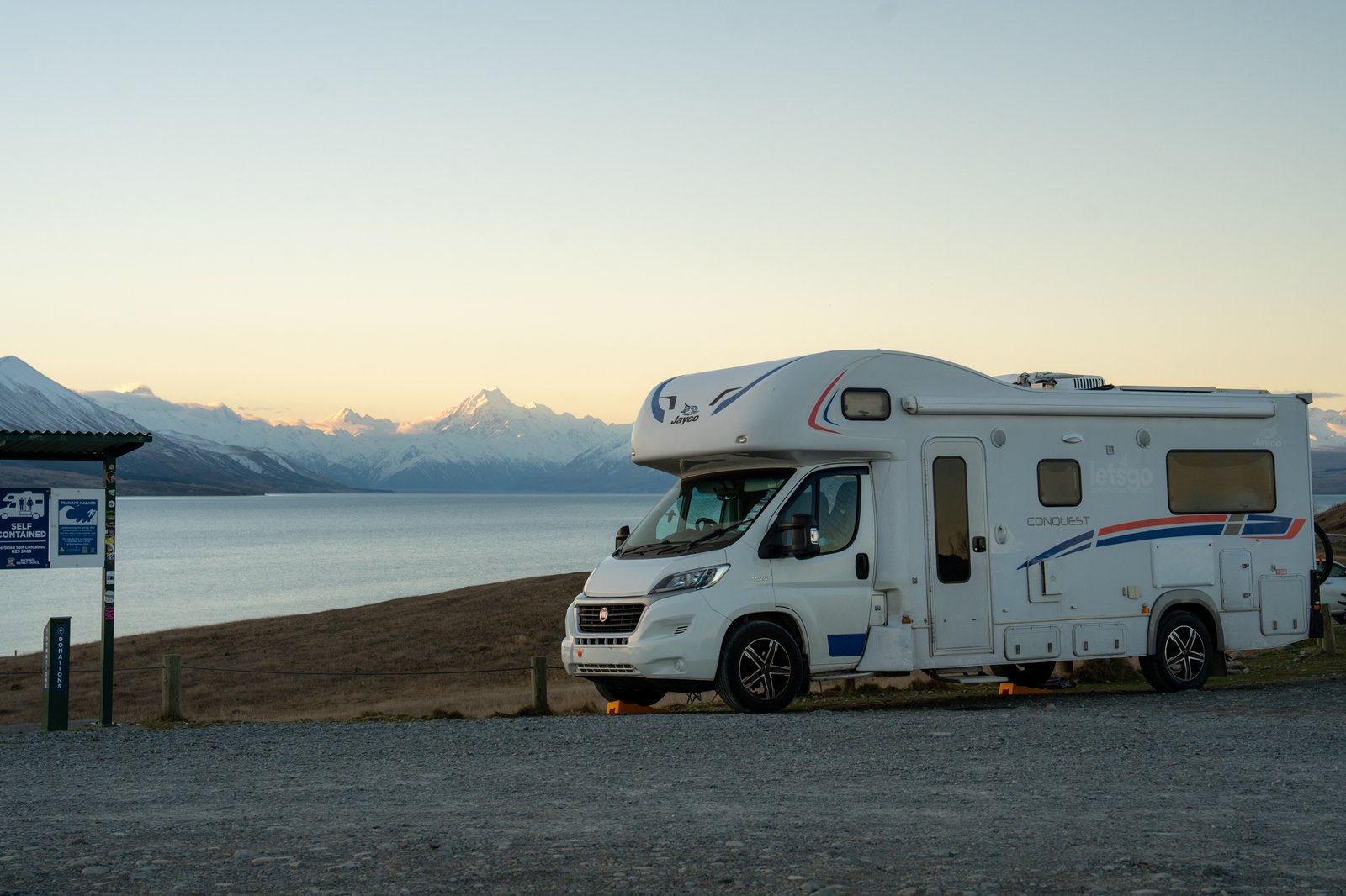 Freedom camping in New Zealand